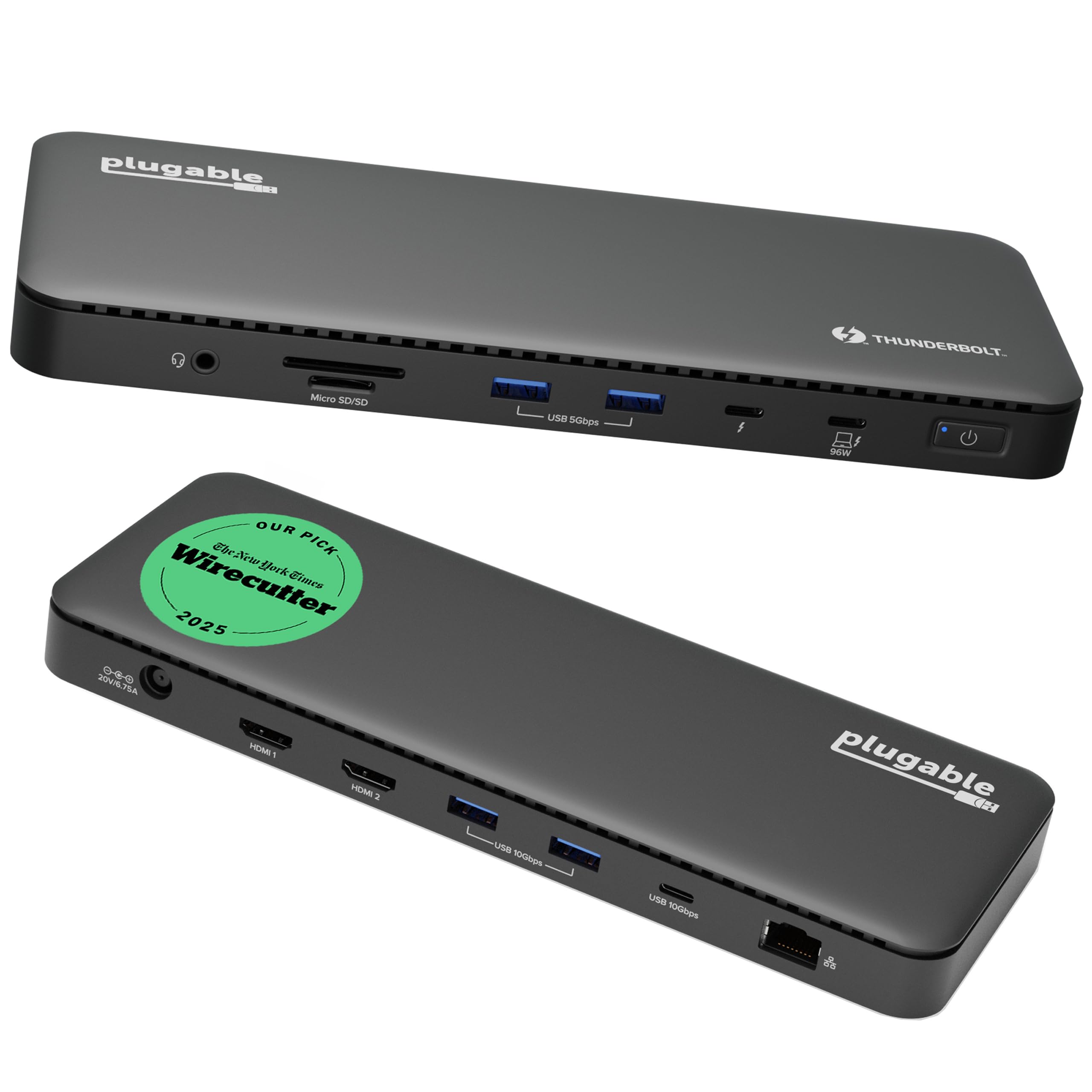 Amazon.co.jp: プラグ可能なThunderbolt 4ドック、100W充電